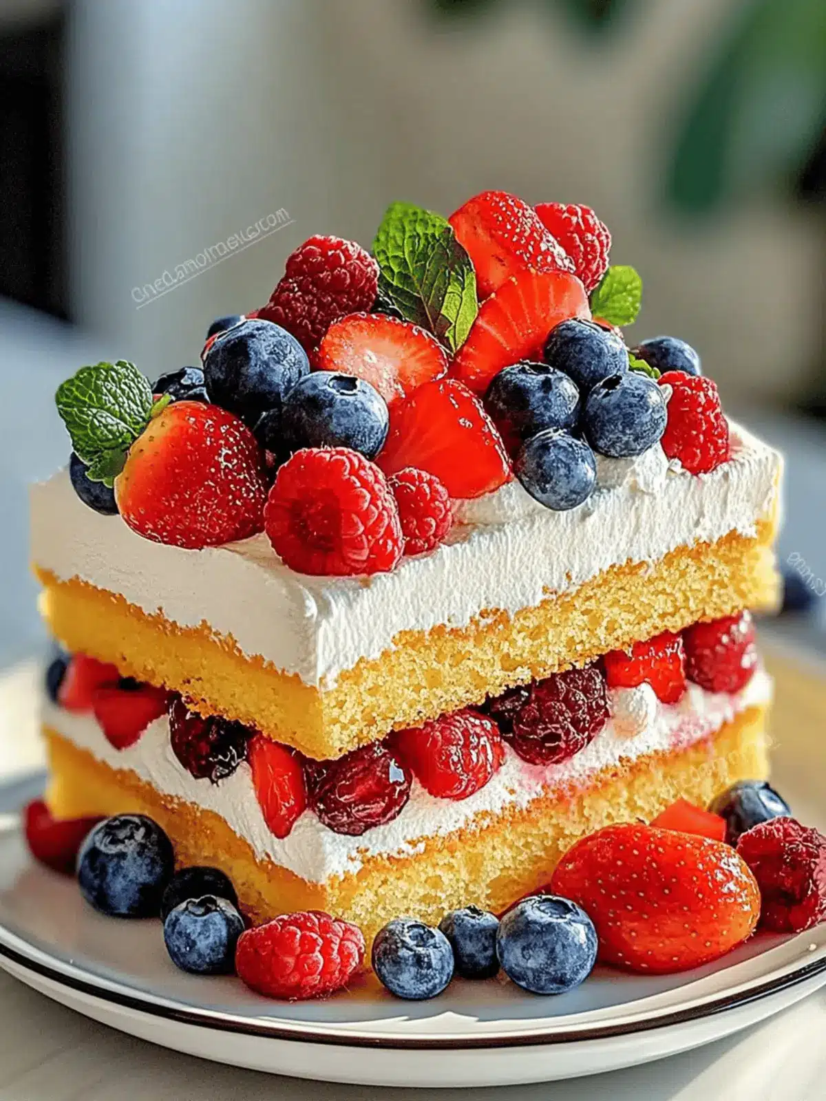 Whip Up a Light & Fluffy Sponge Cake with Fresh Fruits Today 3 Whip Up a Light & Fluffy Sponge Cake Recipe with Fresh Fruits