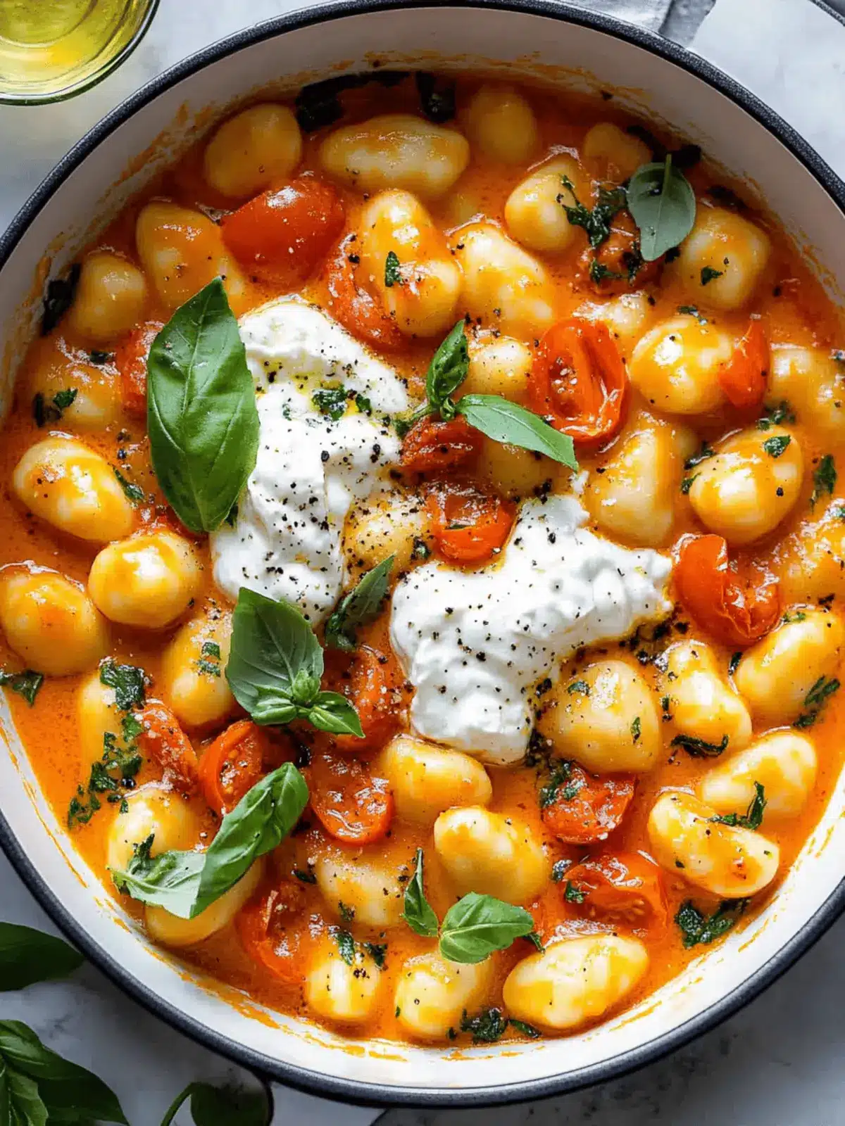 30 Minute Creamy Tomato Gnocchi with Burrata for Cozy Nights 2 30 Minute Creamy Tomato Gnocchi with Burrata