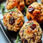 Cranberry & Turkey Stuffing Balls