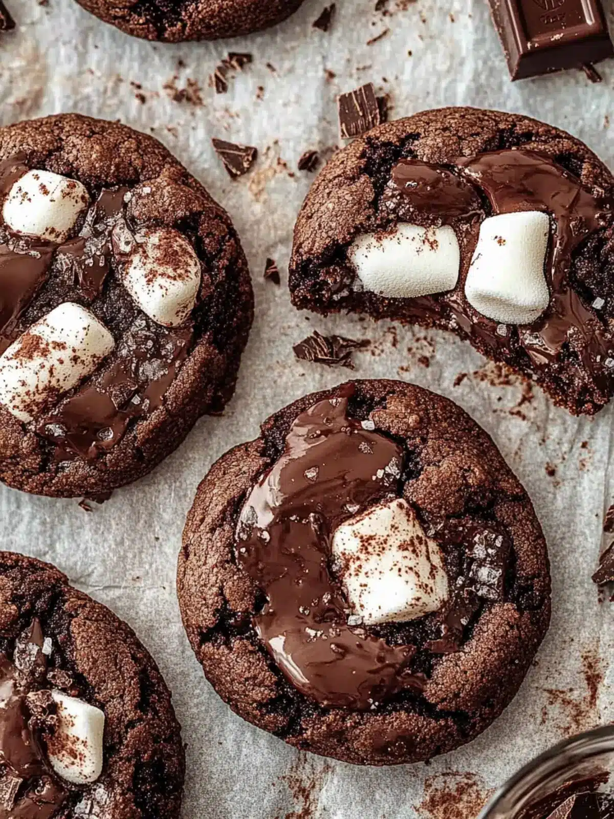 Decadent Chocolate and Marshmallow Cookie Delight 4 Chocolate and Marshmallow Cookie