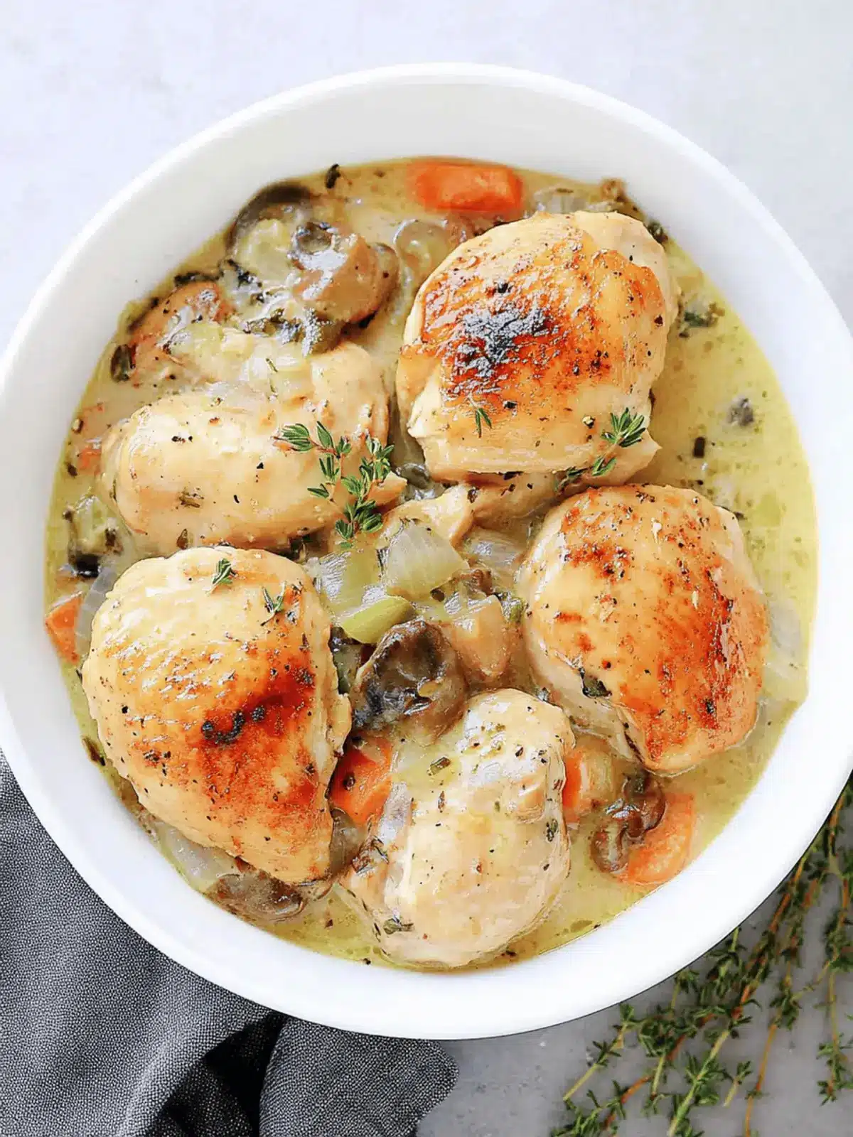 Easy Chicken Fricassee