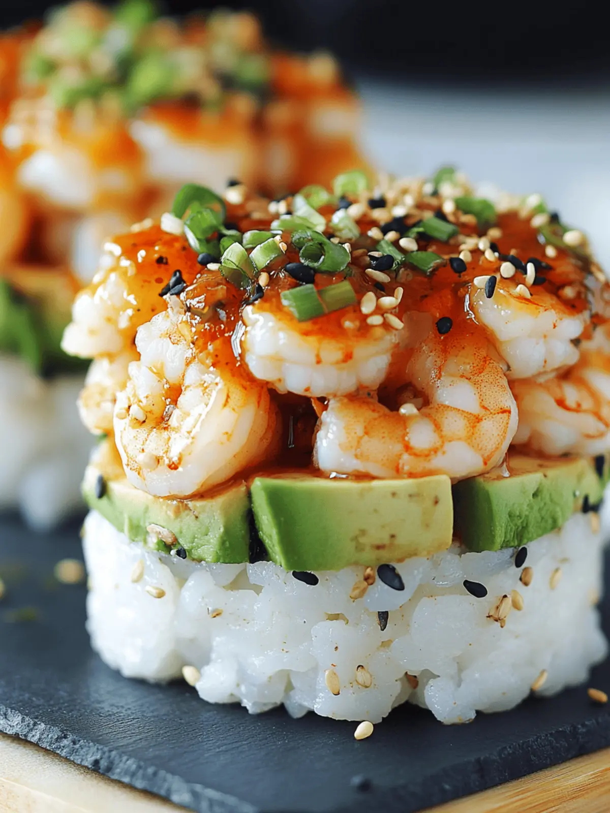 Spicy Shrimp Sushi Stacks: Your New Favorite Appetizer Adventure 5 Spicy Shrimp Sushi Stacks
