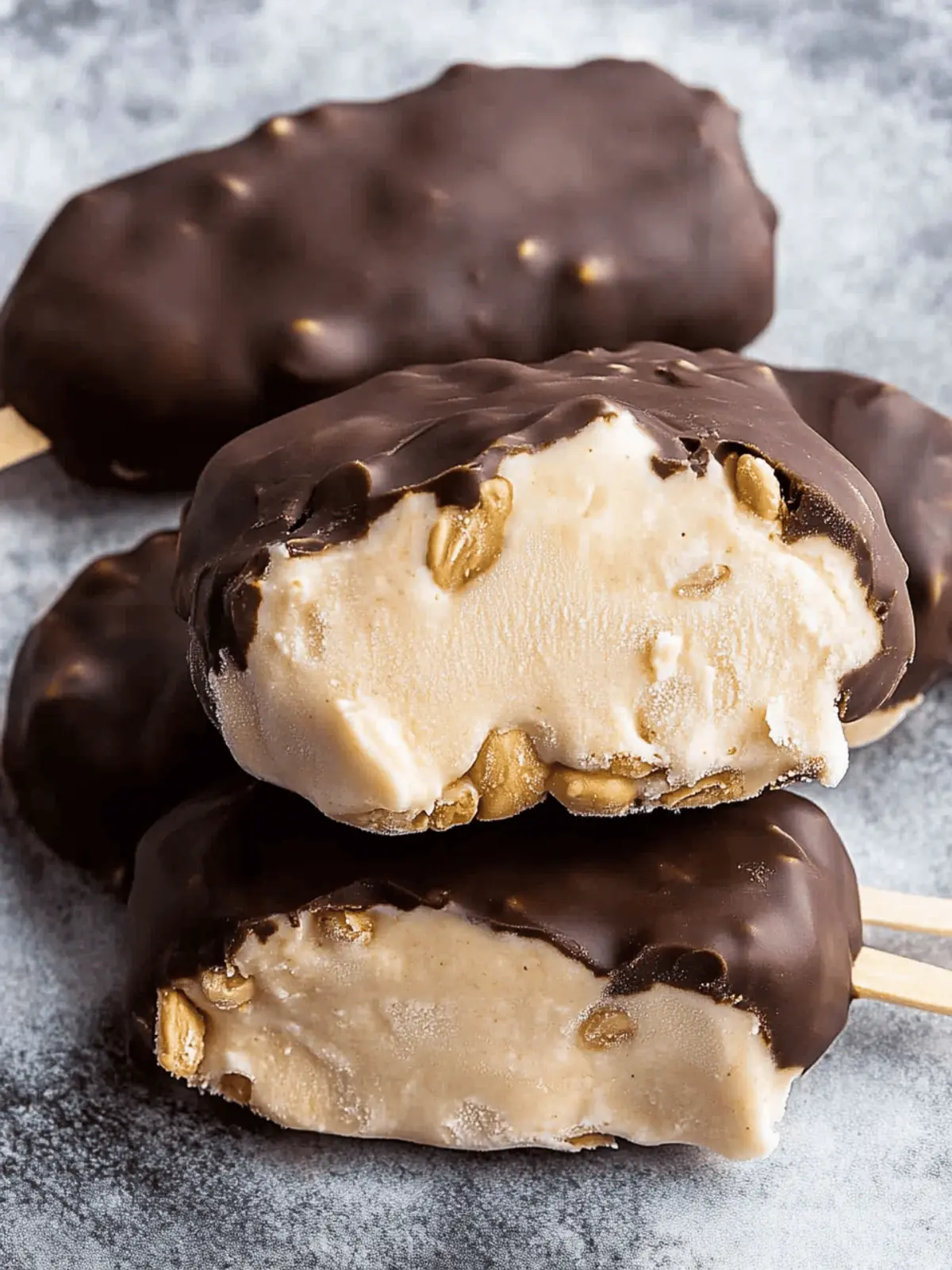 Peanut Butter Frozen Yogurt Bars for a Guilt-Free Treat! 2 Peanut Butter Frozen Yogurt Bars