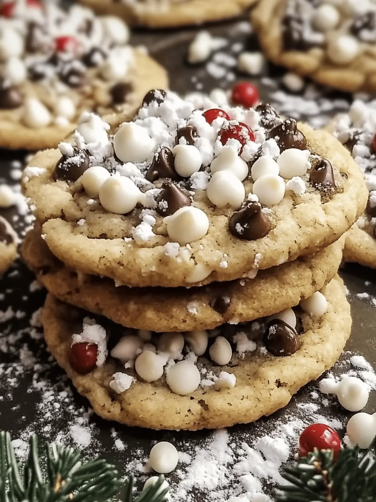 Winter Wonderland Chocolate Chip Christmas Cookies in 30 Minutes 5 Winter Wonderland Chocolate Chip Christmas Cookies