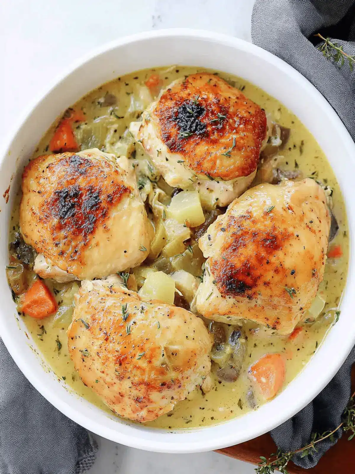 Easy Chicken Fricassee