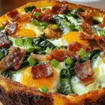 Savory Bacon & Spinach Egg Bake