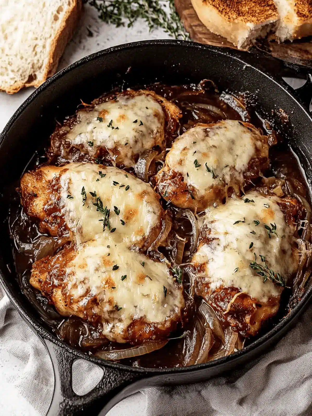 Melt-in-Your-Mouth French Onion Chicken Bake Bliss 4 French Onion Chicken