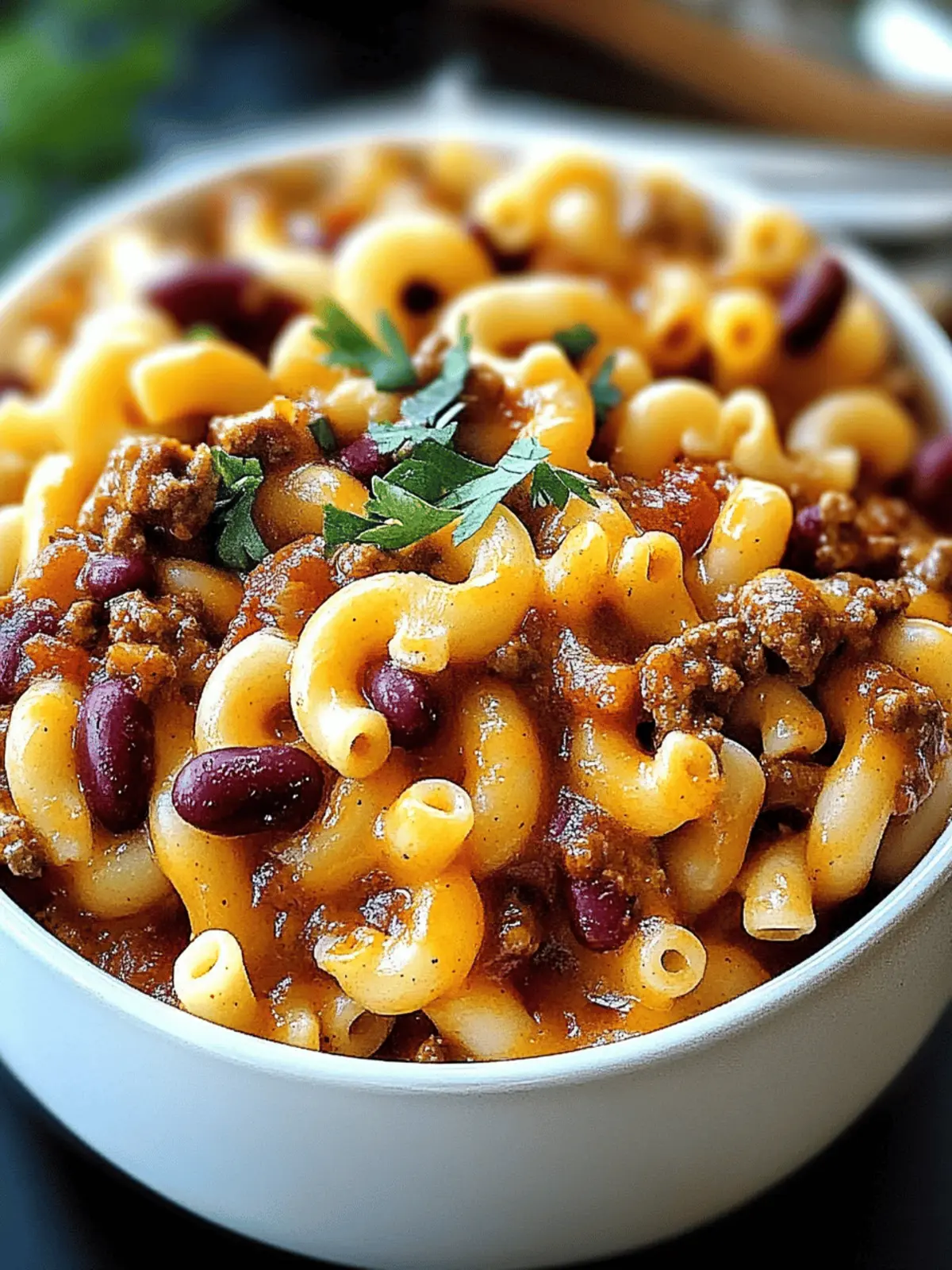 Cheesy Chili Mac: Your New Favorite Comfort Food Delight 4 Cheesy Chili Mac: The Ultimate Comfort Food Recipe