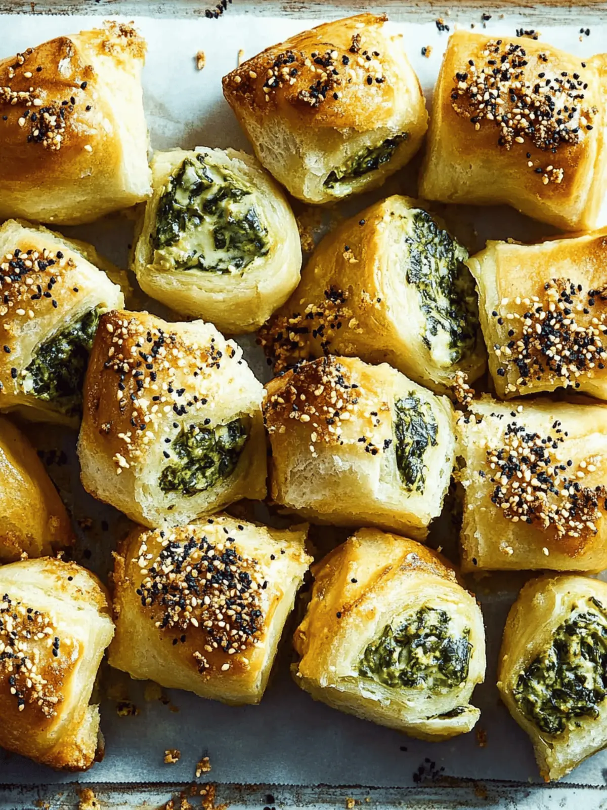 Savory Spinach Dip Rolls: Perfect Appetizer for New Year's Eve 5 Spinach Dip Rolls for New Years eve