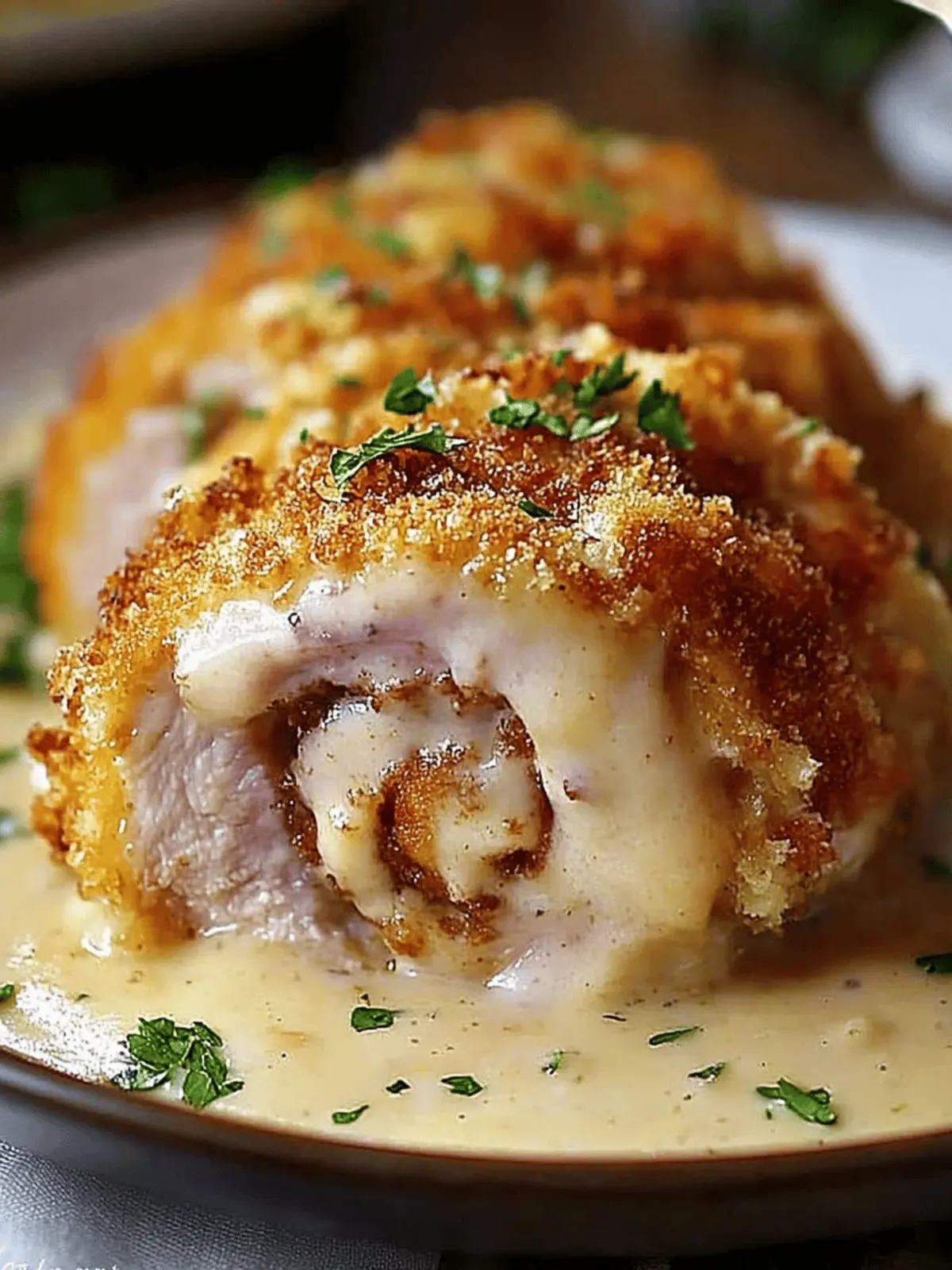 Crispy Creamy Chicken Cordon Bleu That Will Impress Everyone 3 crispy creamy chicken cordon bleu