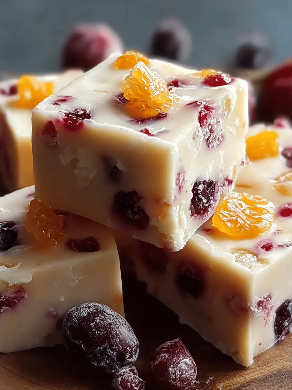 Cranberry Orange Fudge