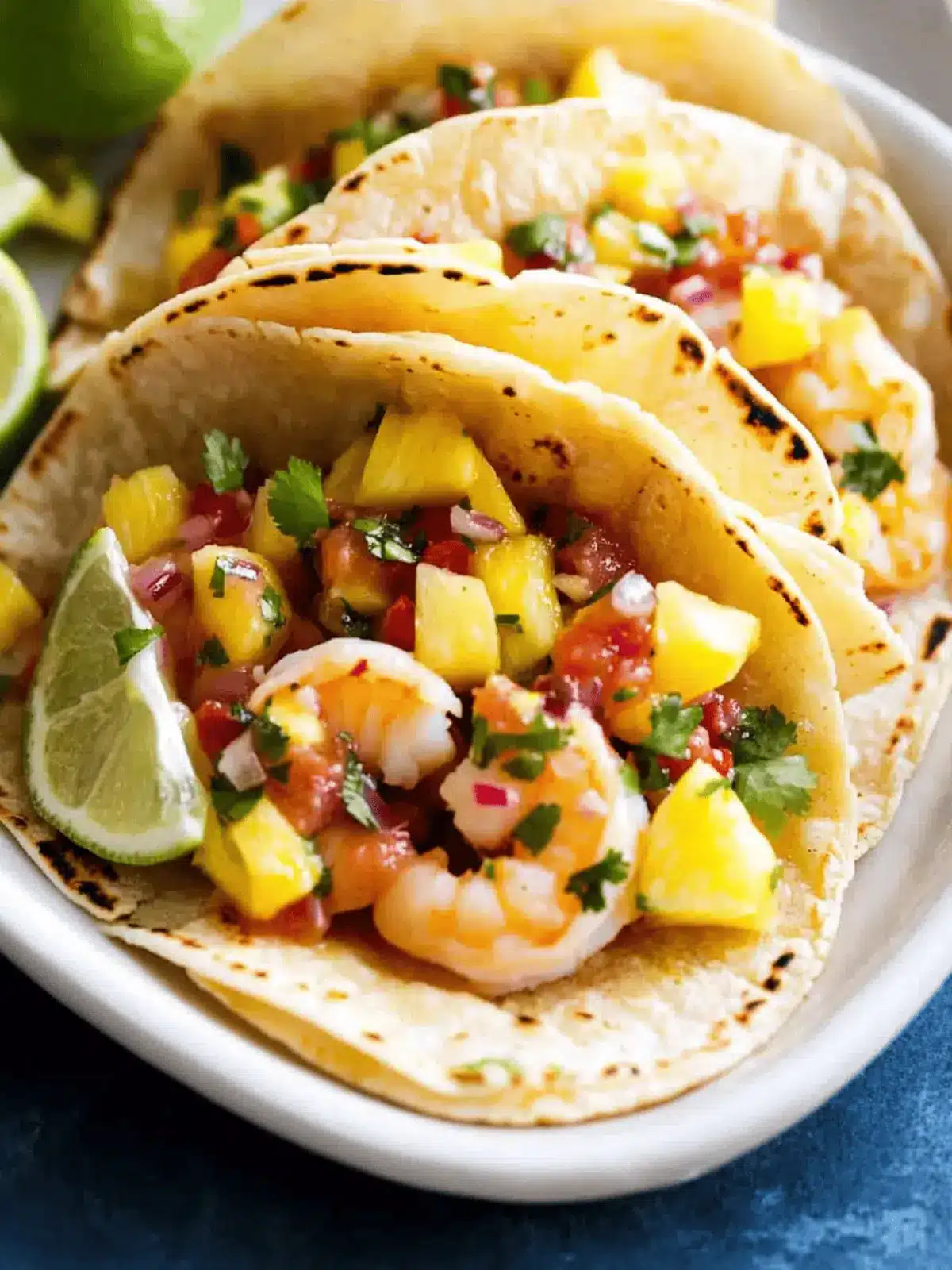 Ultimate Shrimp Tacos with Pineapple Salsa in 20 Minutes 5 Shrimp Tacos with Pineapple Salsa