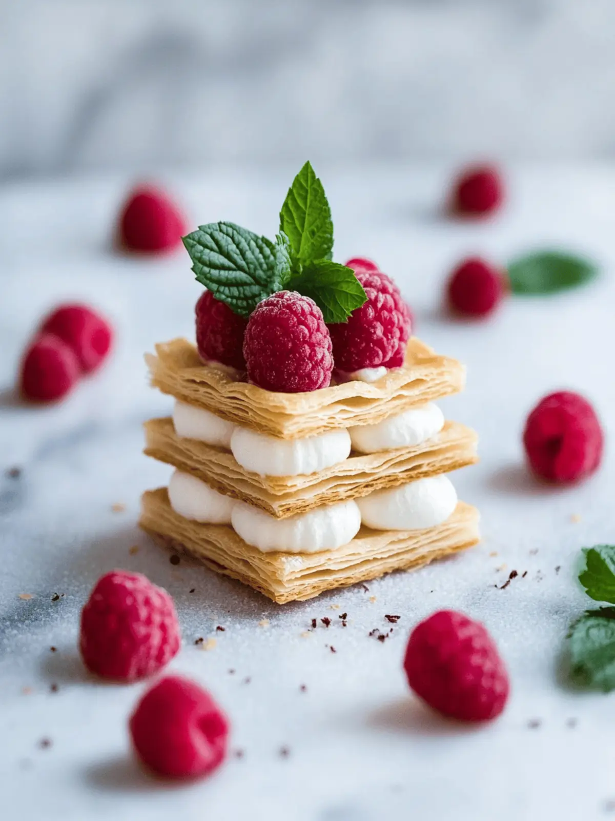 Raspberry Mille-Feuille Cookies