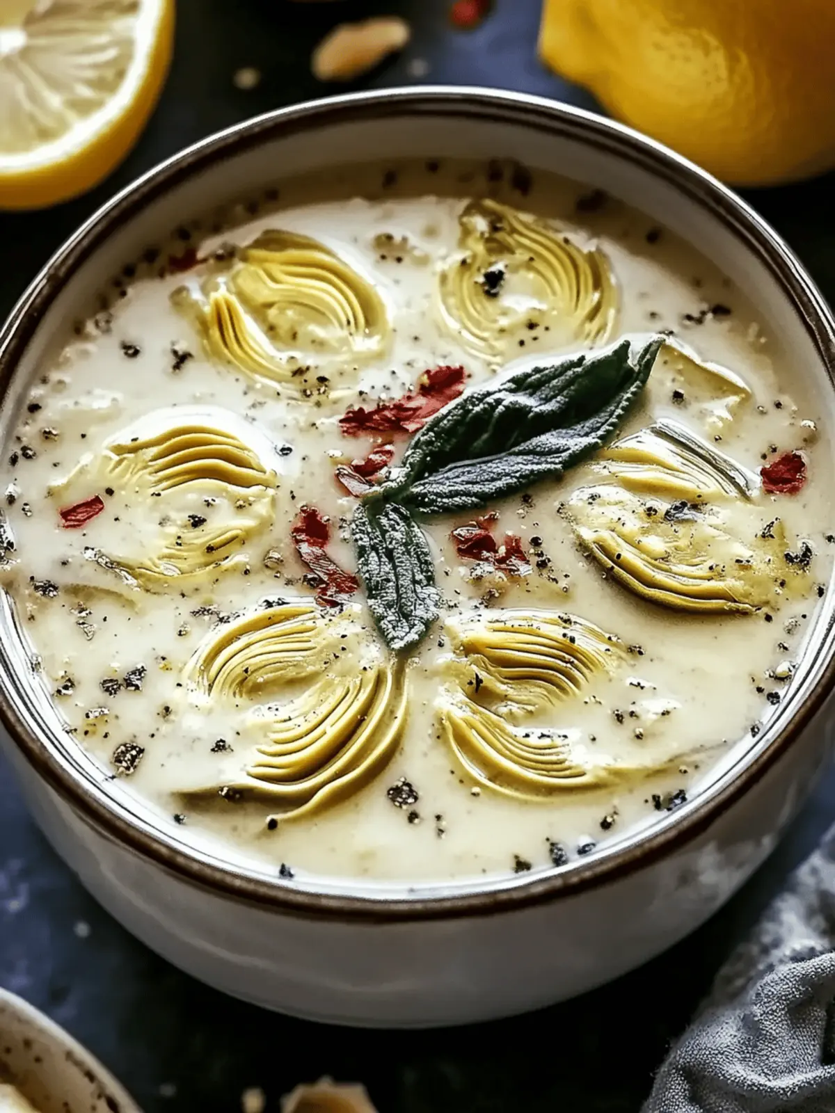 Creamy Lemony Tuscan Artichoke Soup for Cozy Nights Ahead 5 Creamy Lemony Tuscan Artichoke Soup for Cozy Nights