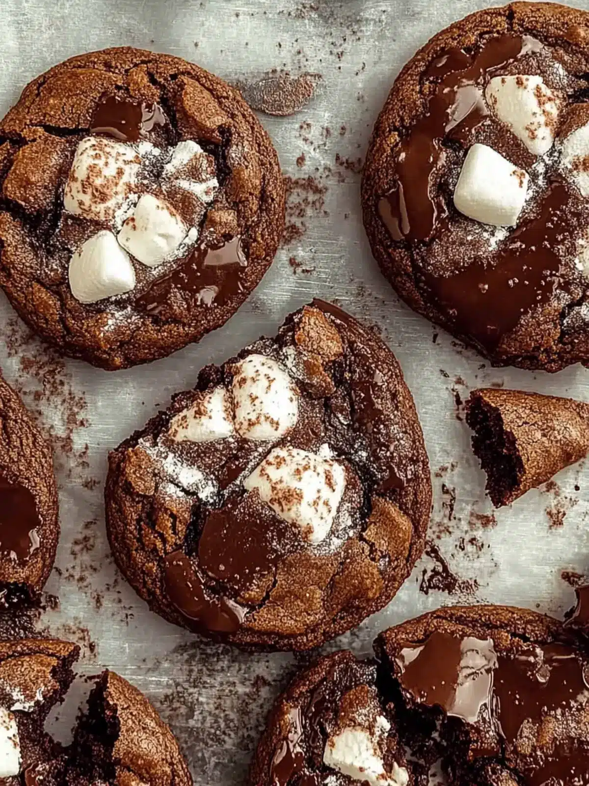 Decadent Chocolate and Marshmallow Cookie Delight 5 Chocolate and Marshmallow Cookie