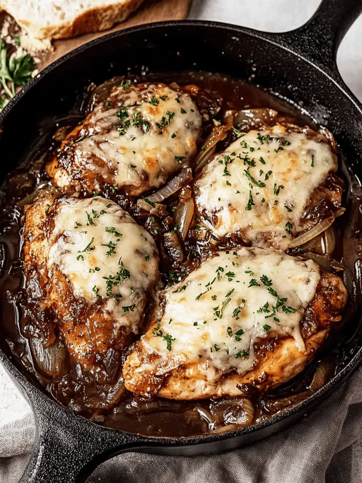 Melt-in-Your-Mouth French Onion Chicken Bake Bliss 5 French Onion Chicken