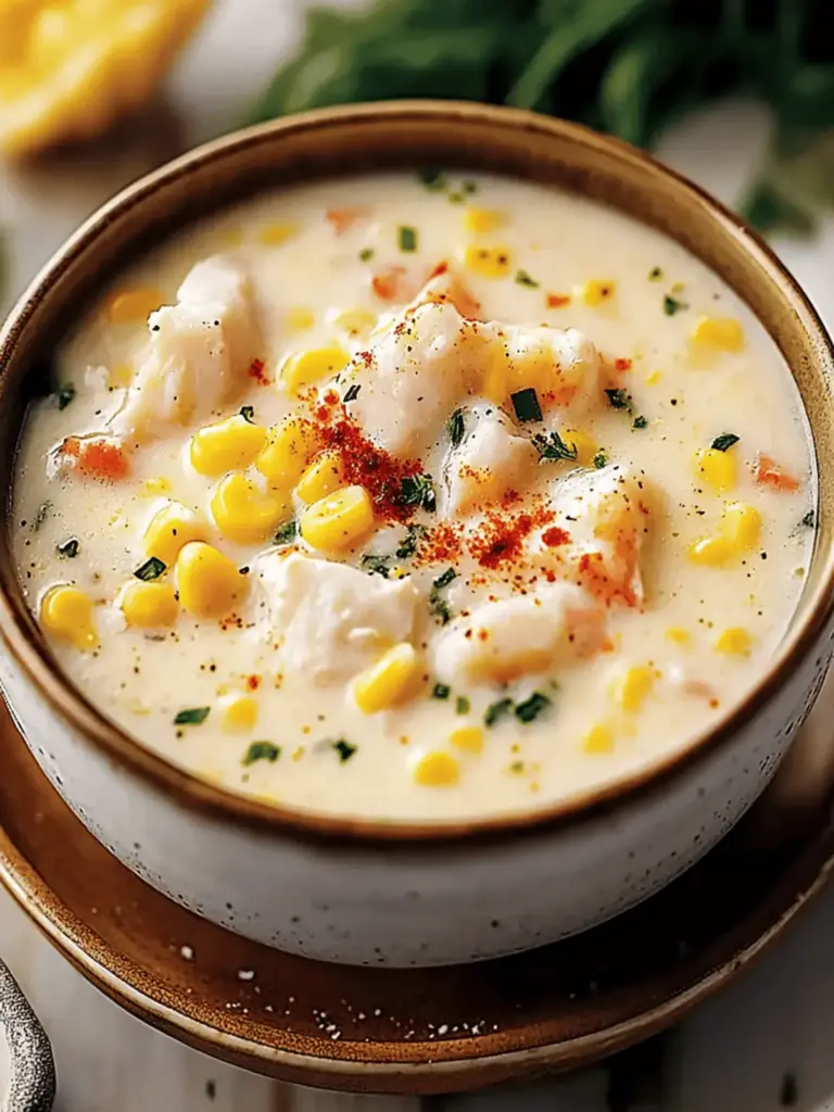 Bobby Flay’s Crab & Corn Chowder