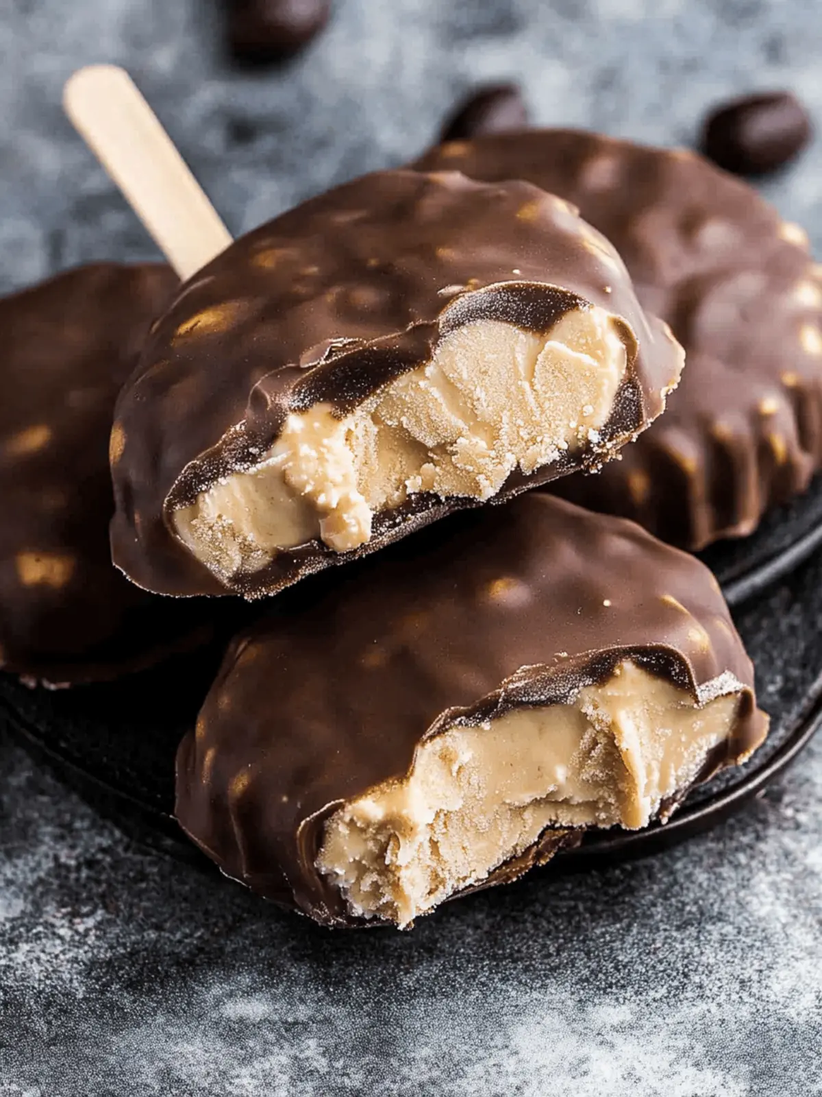 Peanut Butter Frozen Yogurt Bars for a Guilt-Free Treat! 4 Peanut Butter Frozen Yogurt Bars