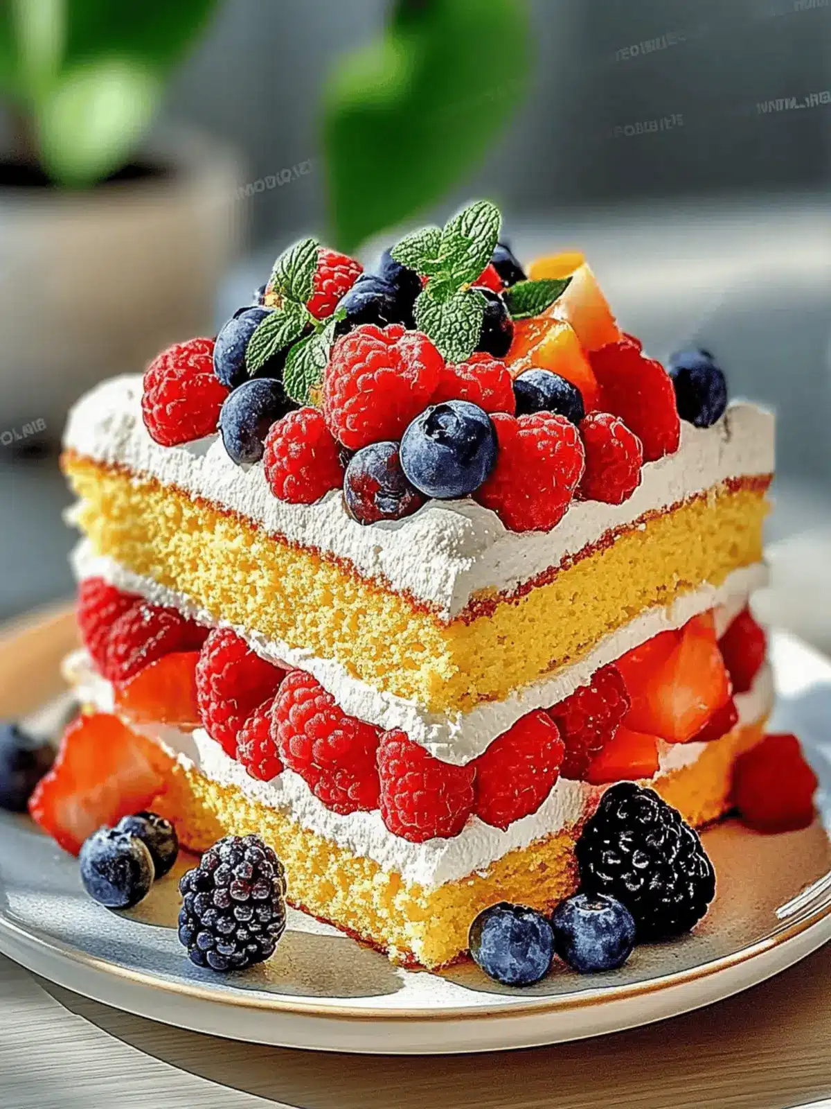 Whip Up a Light & Fluffy Sponge Cake with Fresh Fruits Today 2 Whip Up a Light & Fluffy Sponge Cake Recipe with Fresh Fruits
