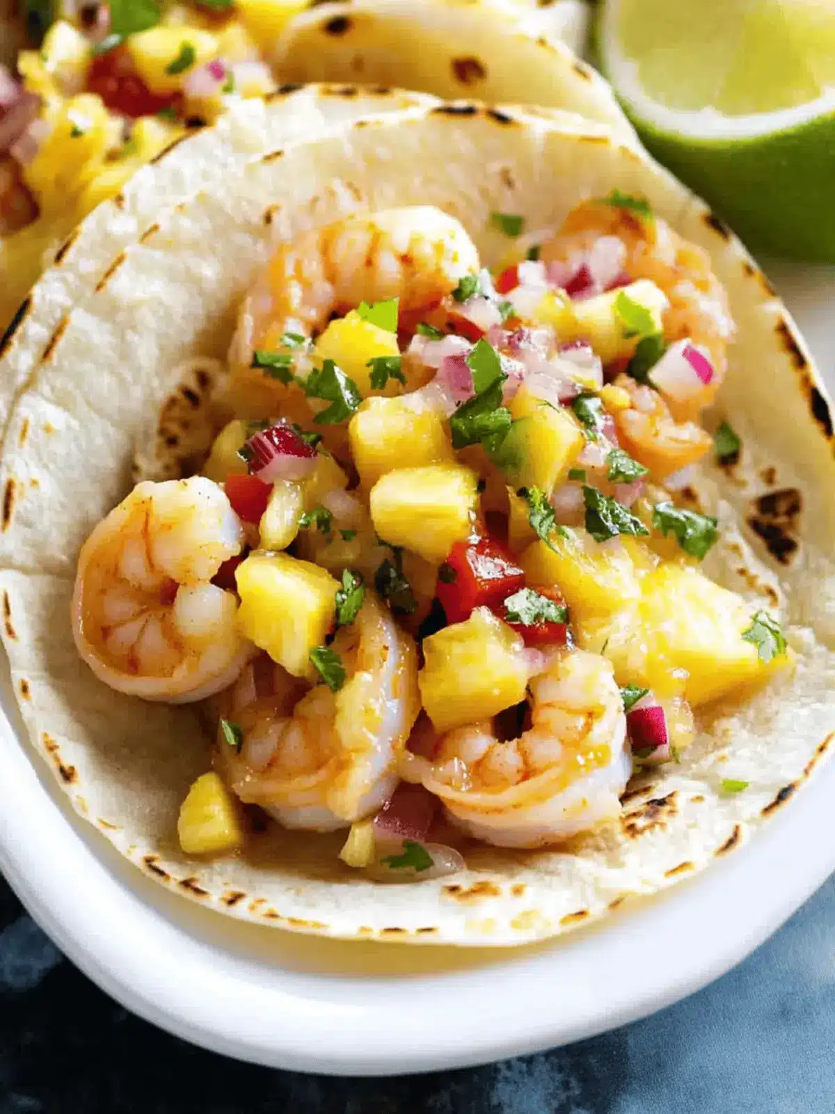 Ultimate Shrimp Tacos with Pineapple Salsa in 20 Minutes 4 Shrimp Tacos with Pineapple Salsa