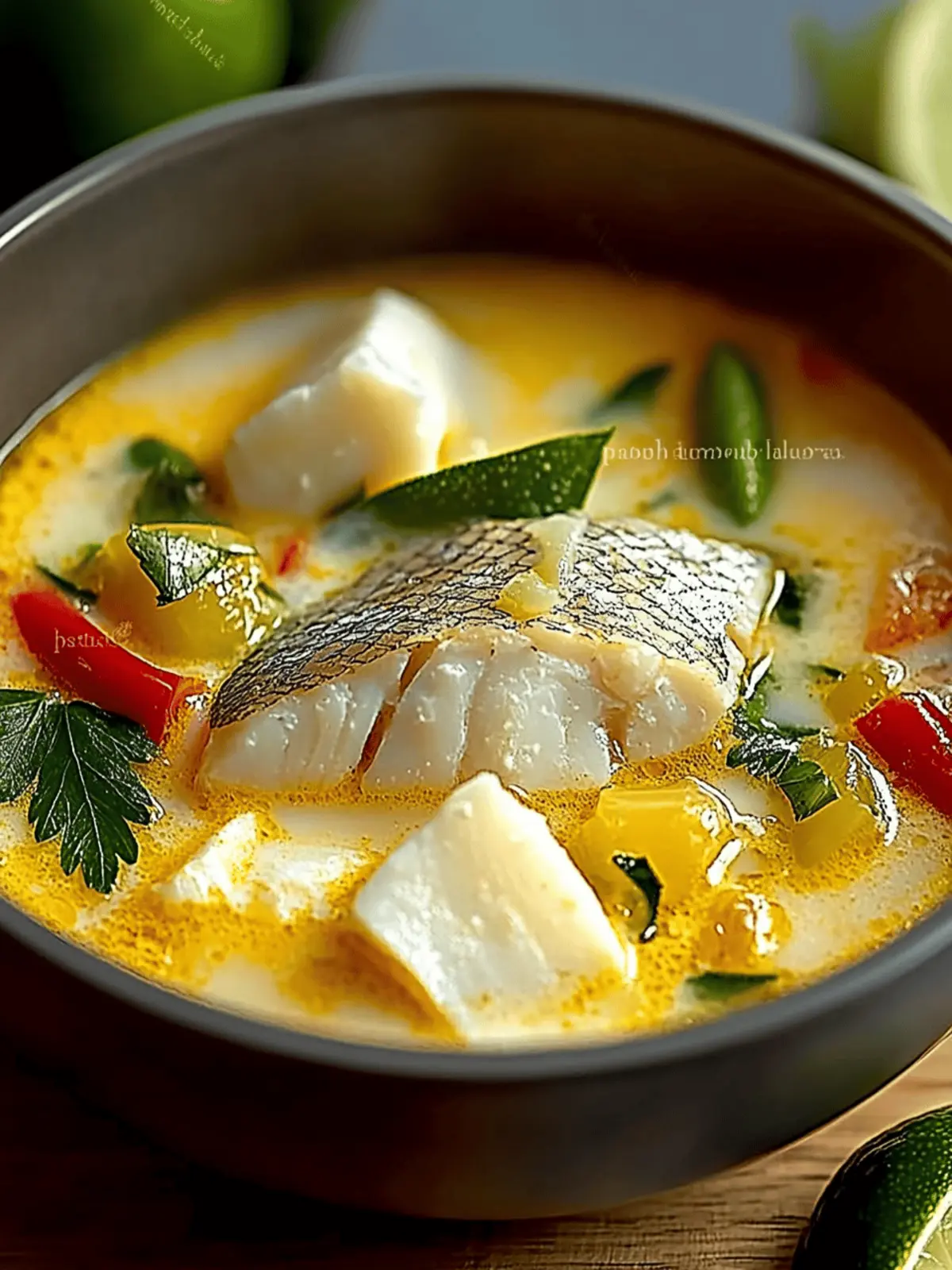Bright Coconut Lime Fish Soup Recipe: A Tropical Escape at Home 2 Bright Coconut Lime Fish Soup Recipe