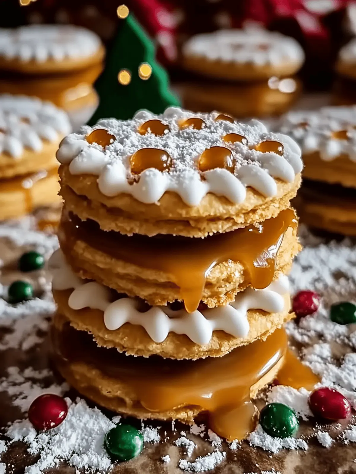 Caramel Ritz Cracker Christmas Cookies