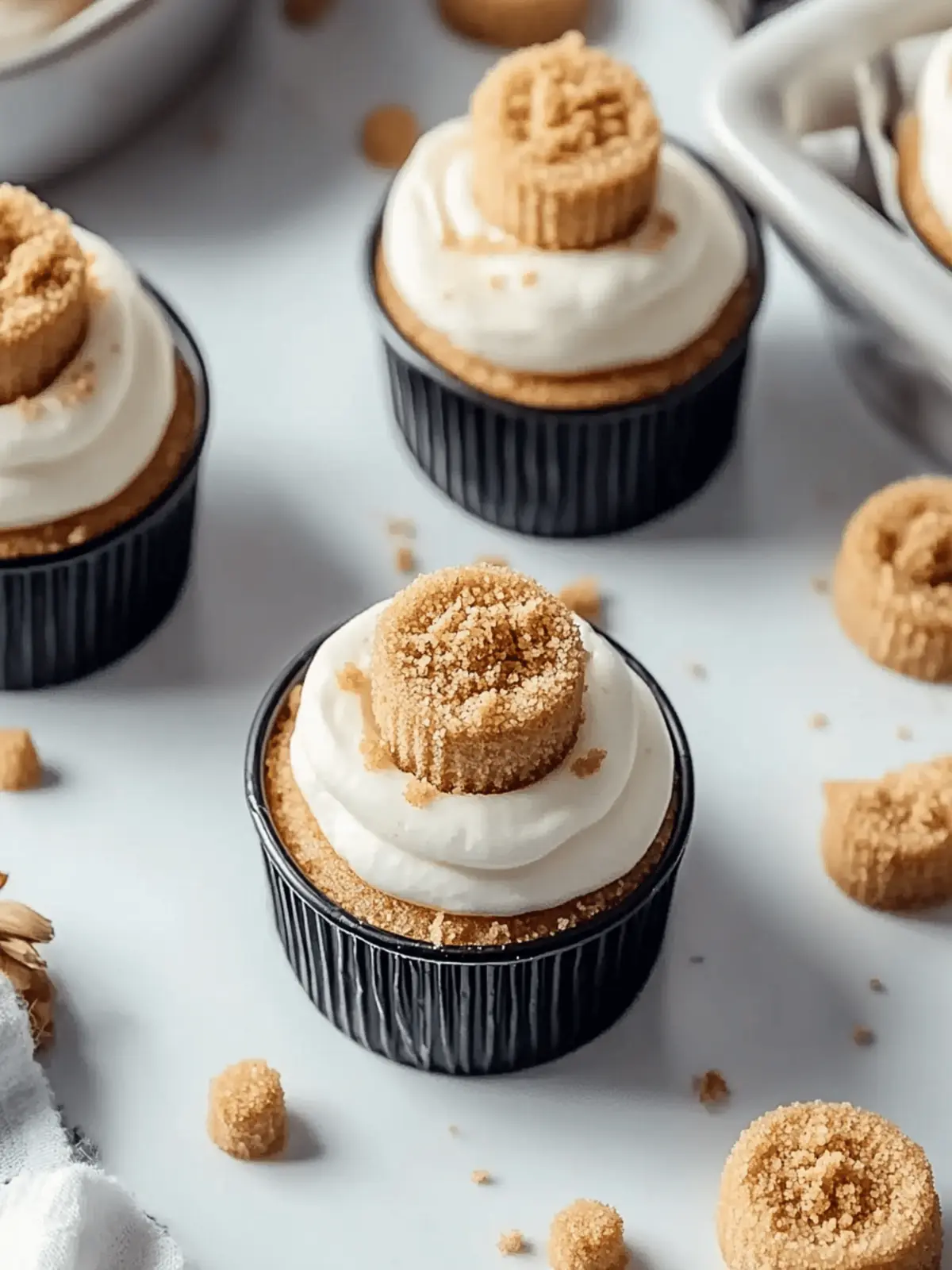 Mini Biscoff Cheesecakes