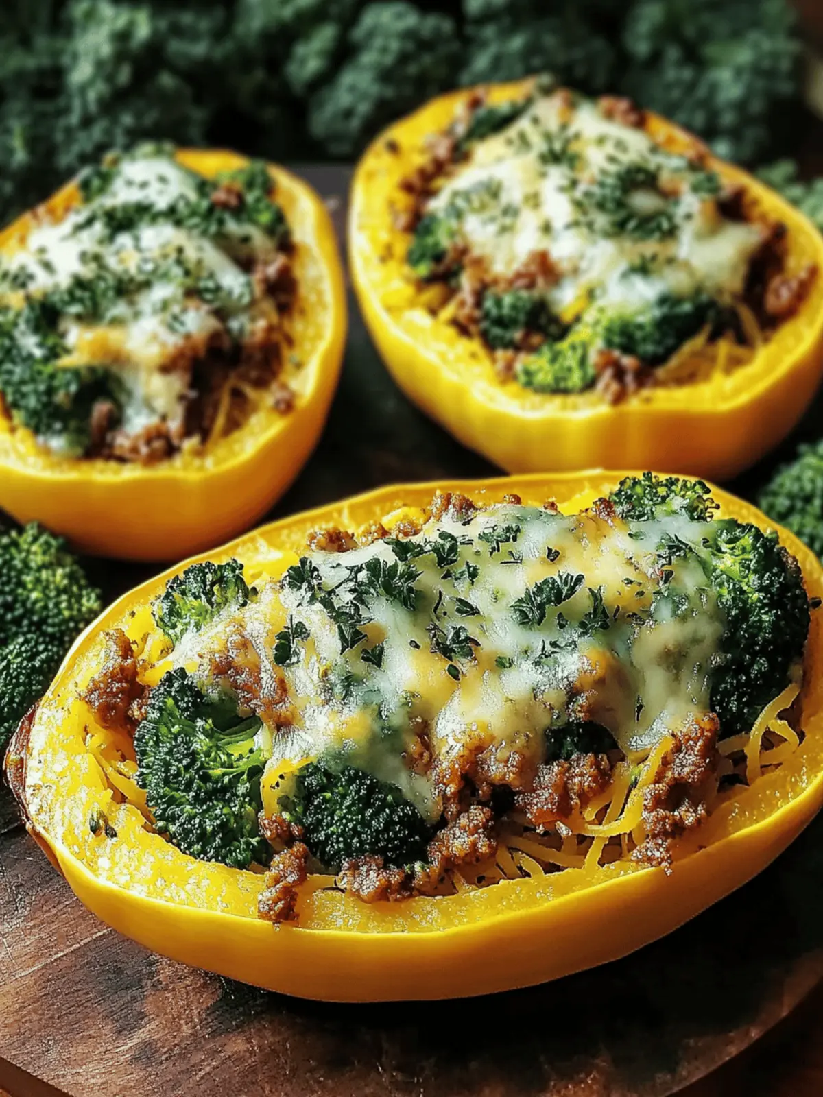 Stuffed Spaghetti Squash Broccoli: A Quick Comfort Dish 4 Stuffed Spaghetti Squash Broccoli