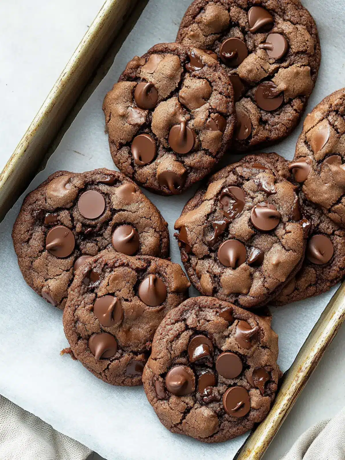 Double Chocolate Chip Cookies