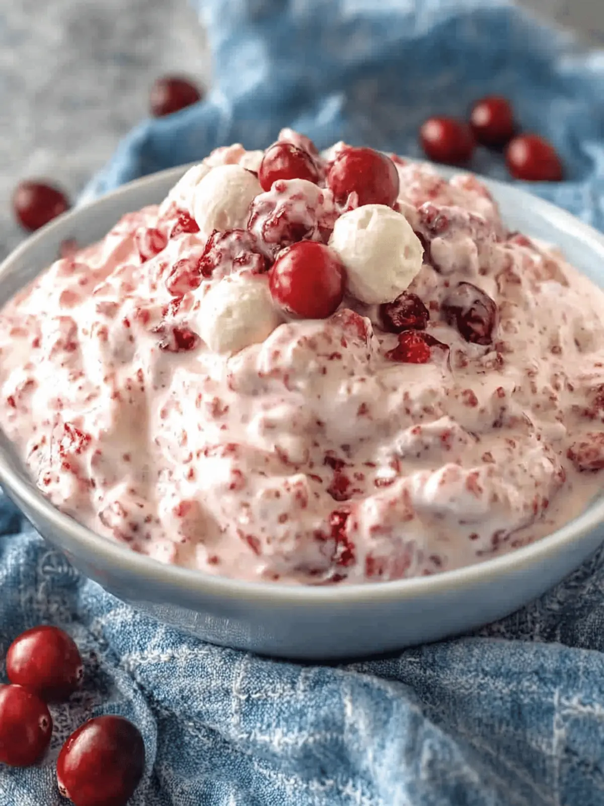 Deliciously Creamy Cranberry Fluff: The Ultimate Holiday Treat 3 Cranberry Fluff