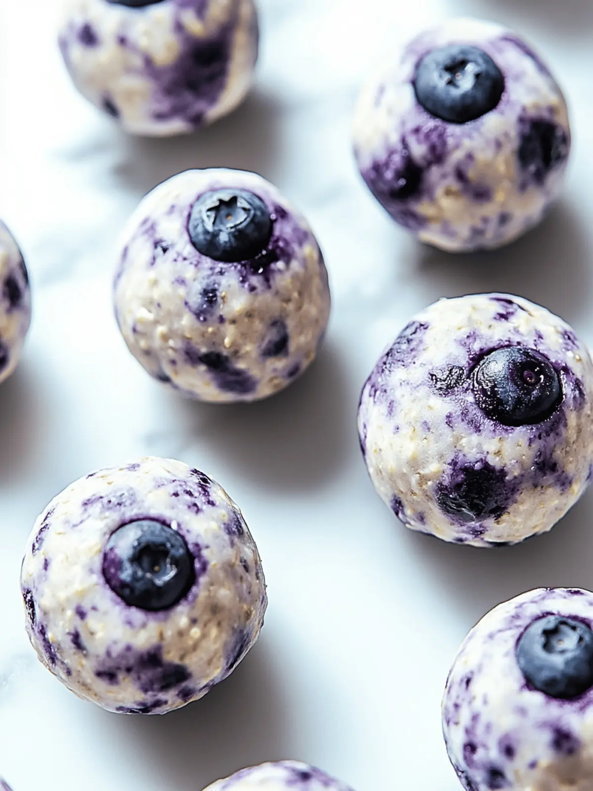 Blueberry Cheesecake Protein Bites