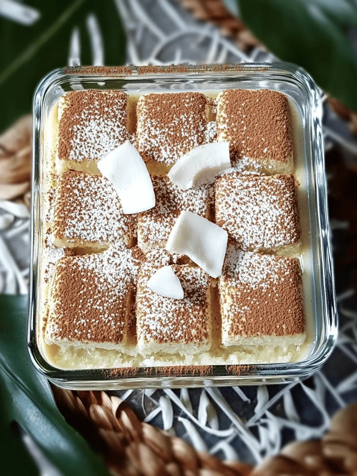 Coconut Rum Tiramisu – A Tropical Twist on Tradition