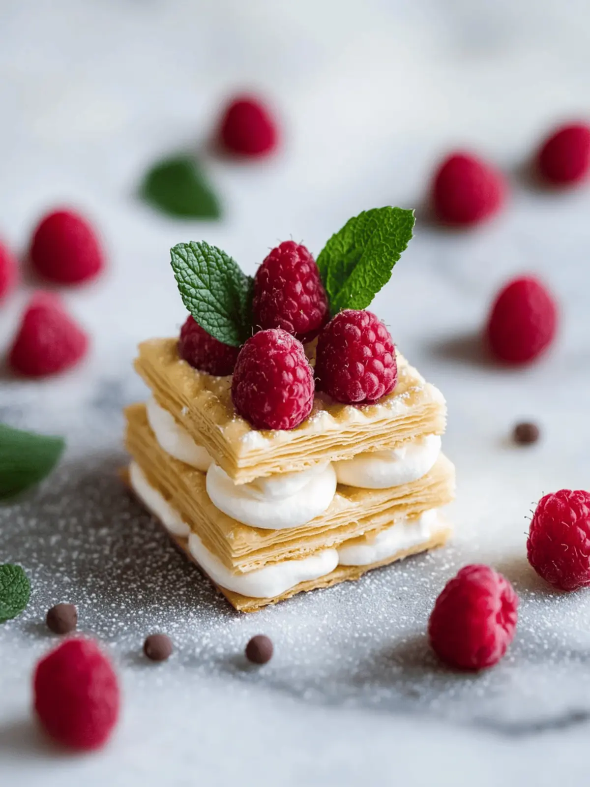 Raspberry Mille-Feuille Cookies