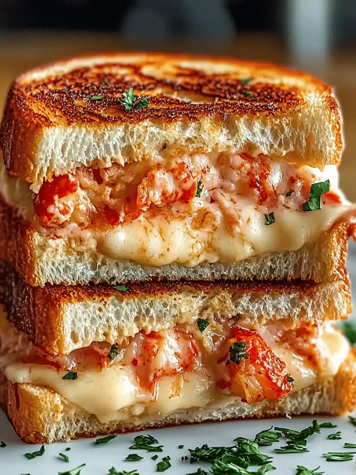Lobster Grilled Cheese Sandwich