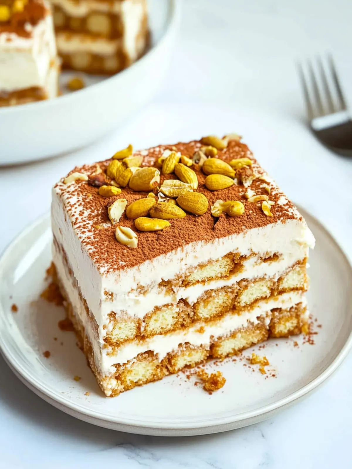 Spiced Chai Tiramisu Cake {No Bake}
