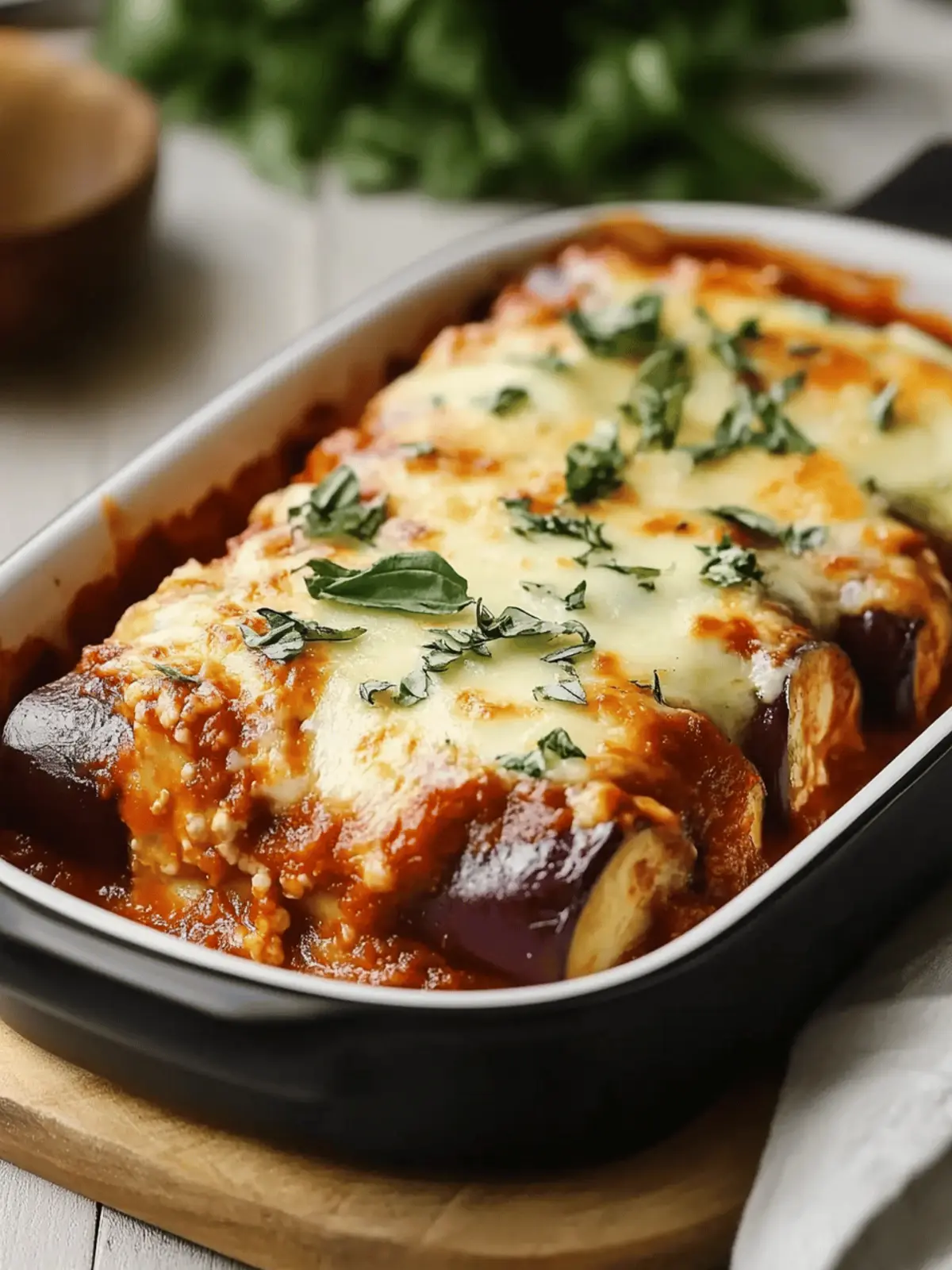 Savory Eggplant Rollatini with Creamy Ricotta Delight 4 Eggplant Rollatini