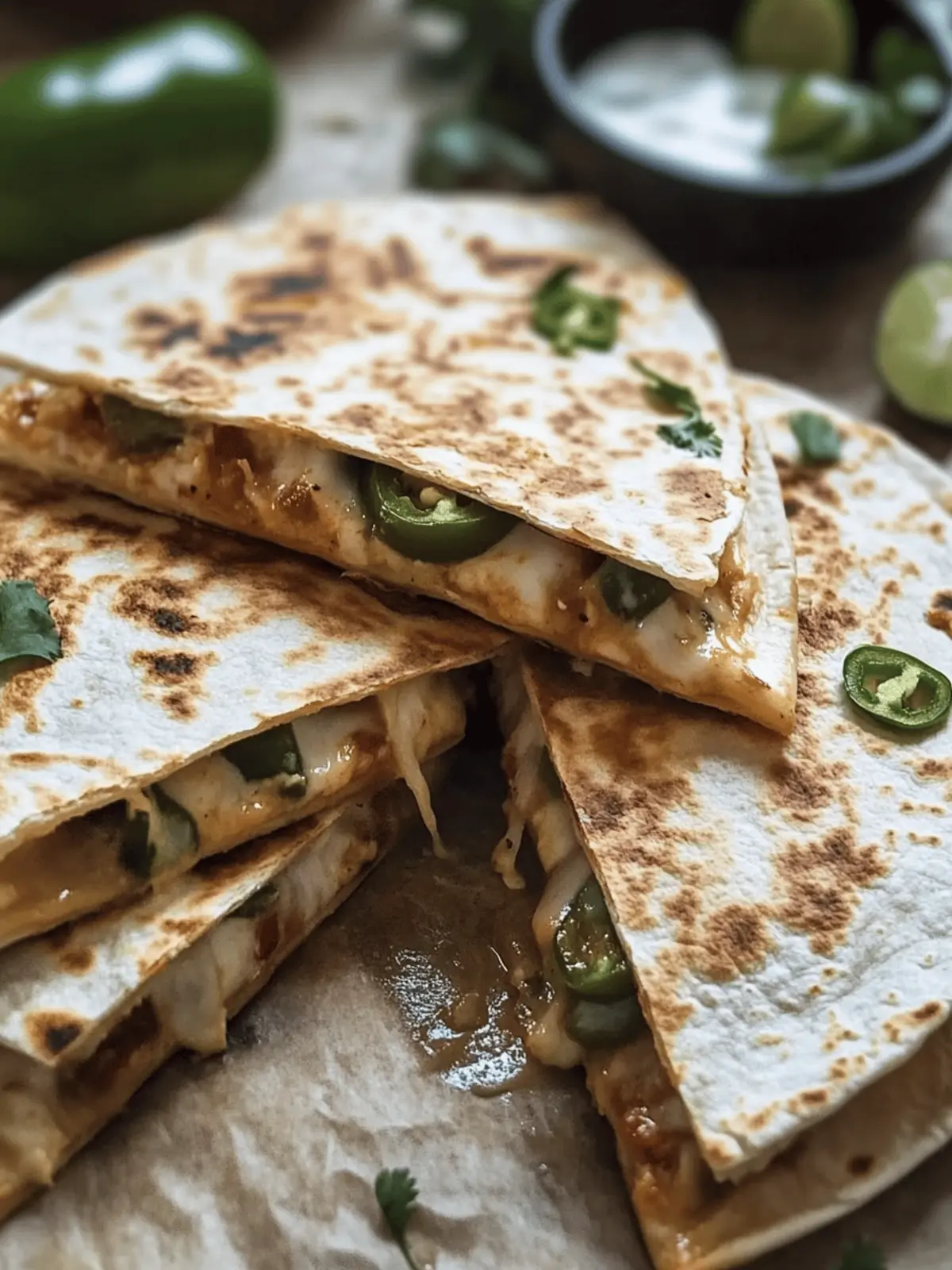 Mouthwatering Jalapeno Popper Quesadillas You’ll Crave Daily