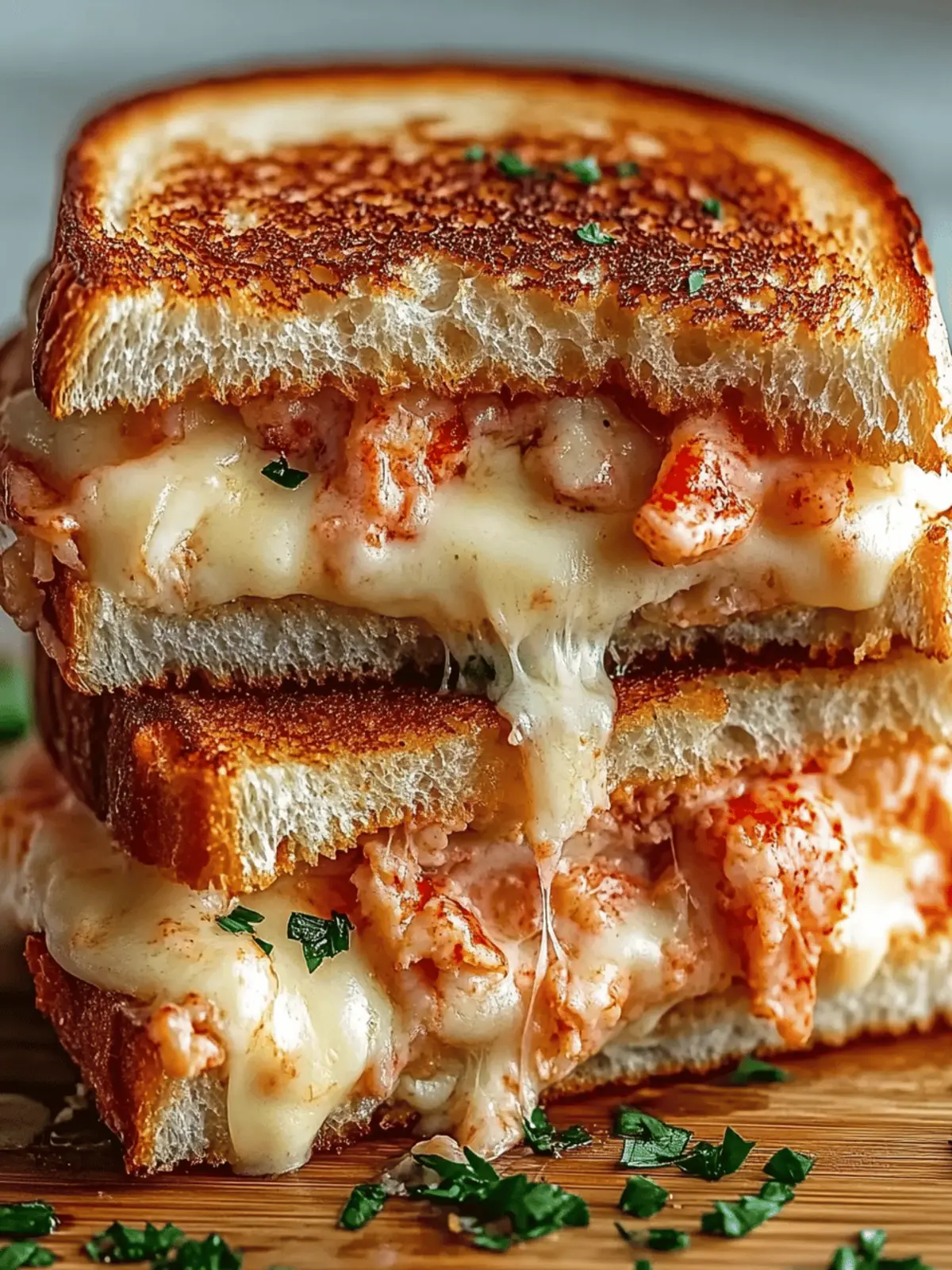 Lobster Grilled Cheese Sandwich