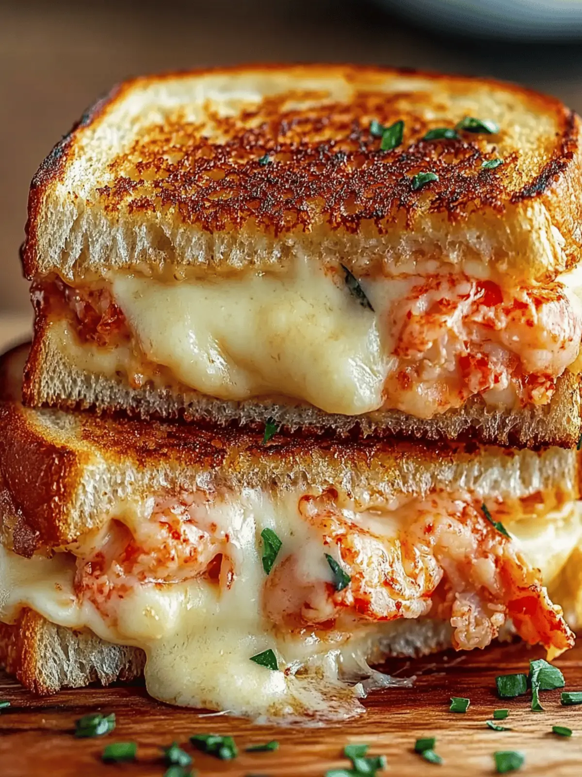 Lobster Grilled Cheese Sandwich