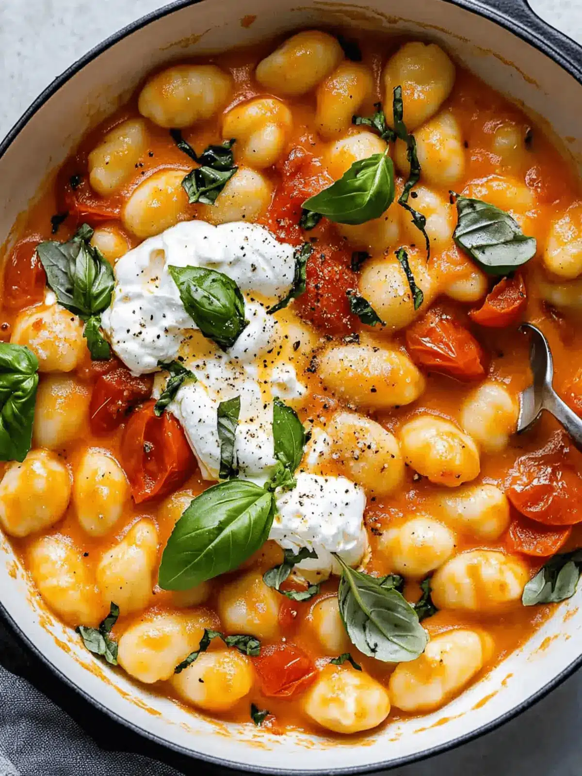 30 Minute Creamy Tomato Gnocchi with Burrata for Cozy Nights 5 30 Minute Creamy Tomato Gnocchi with Burrata
