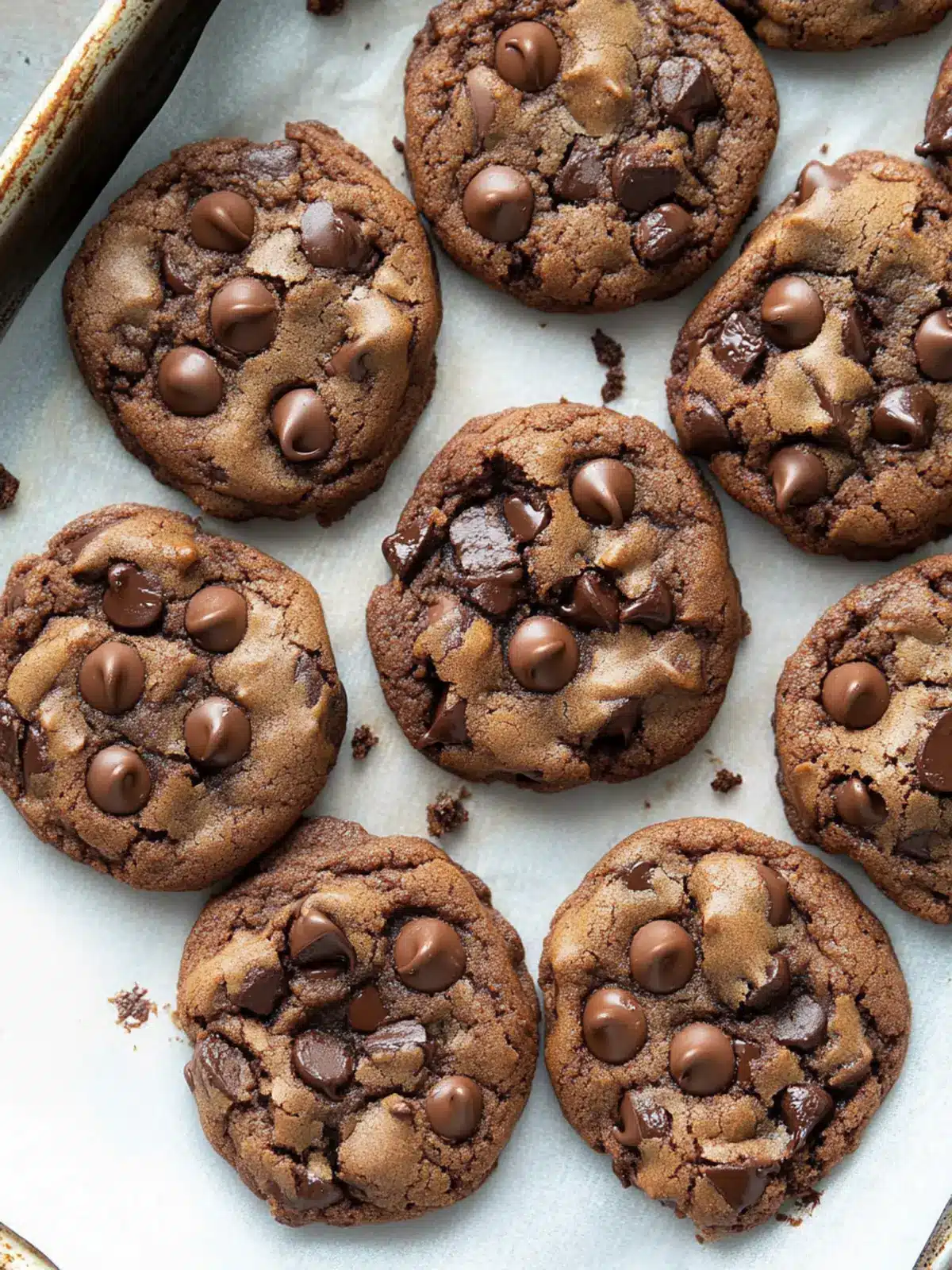 Double Chocolate Chip Cookies