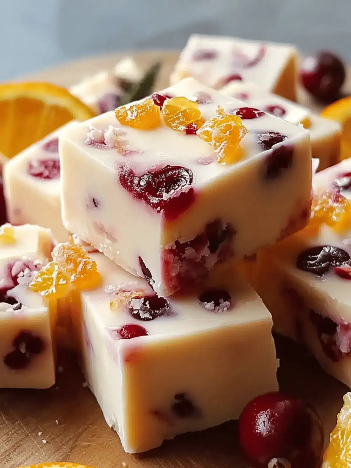 Cranberry Orange Fudge