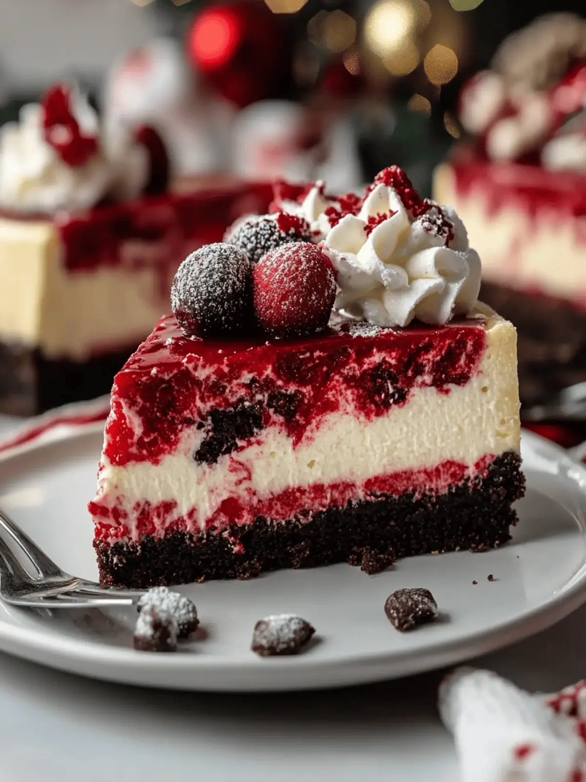 Christmas Red Velvet Cheesecake Recipe – A Festive Treat! 4 Christmas Red Velvet Cheesecake Recipe – Festive & Delicious