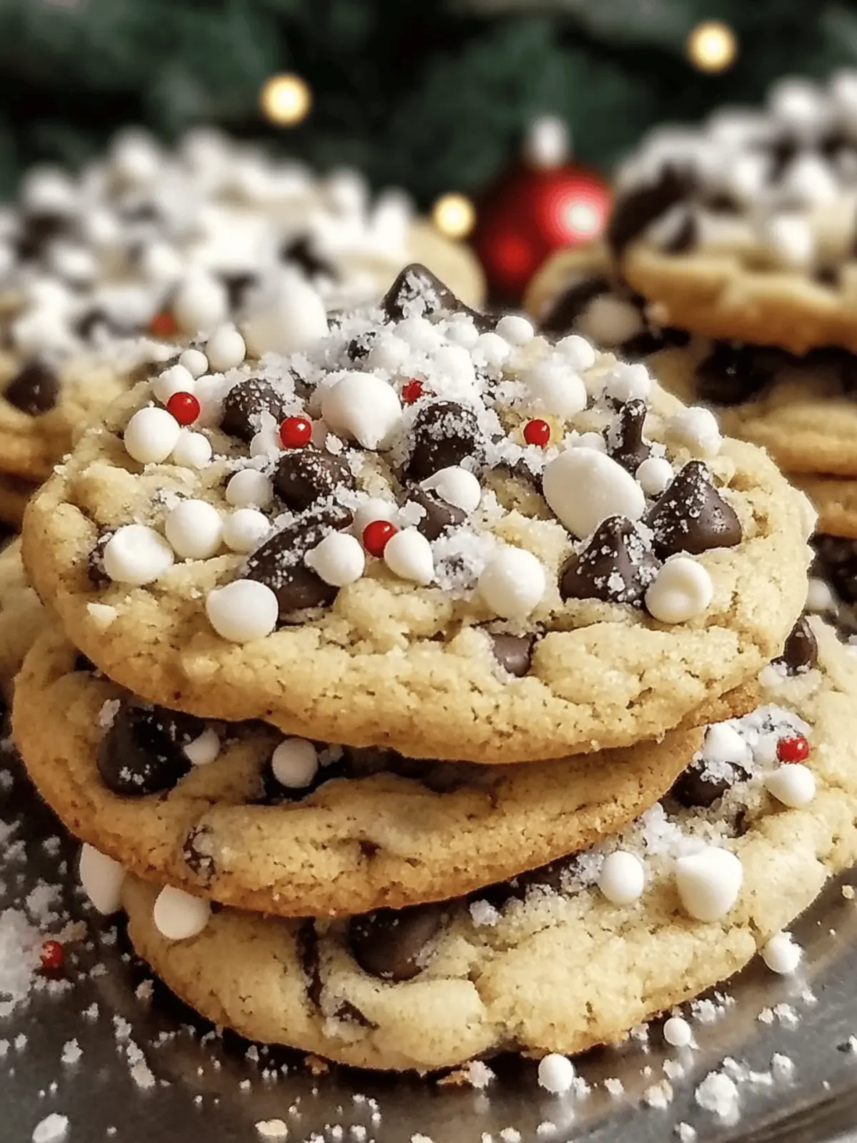 Winter Wonderland Chocolate Chip Christmas Cookies in 30 Minutes 4 Winter Wonderland Chocolate Chip Christmas Cookies