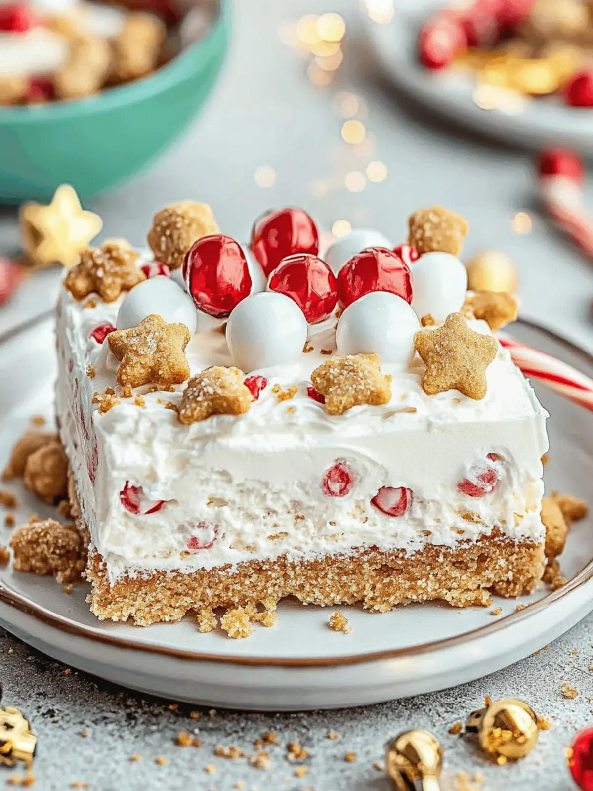 No Bake Christmas Cookie Lush for Delicious Celebrations