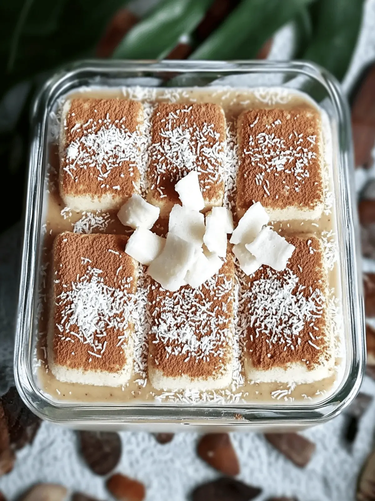 Coconut Rum Tiramisu – A Tropical Twist on Tradition