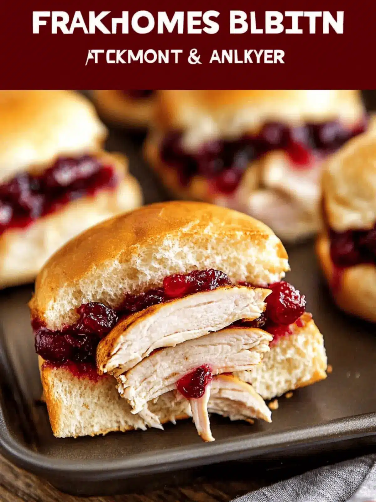 Turkey Cranberry Sliders
