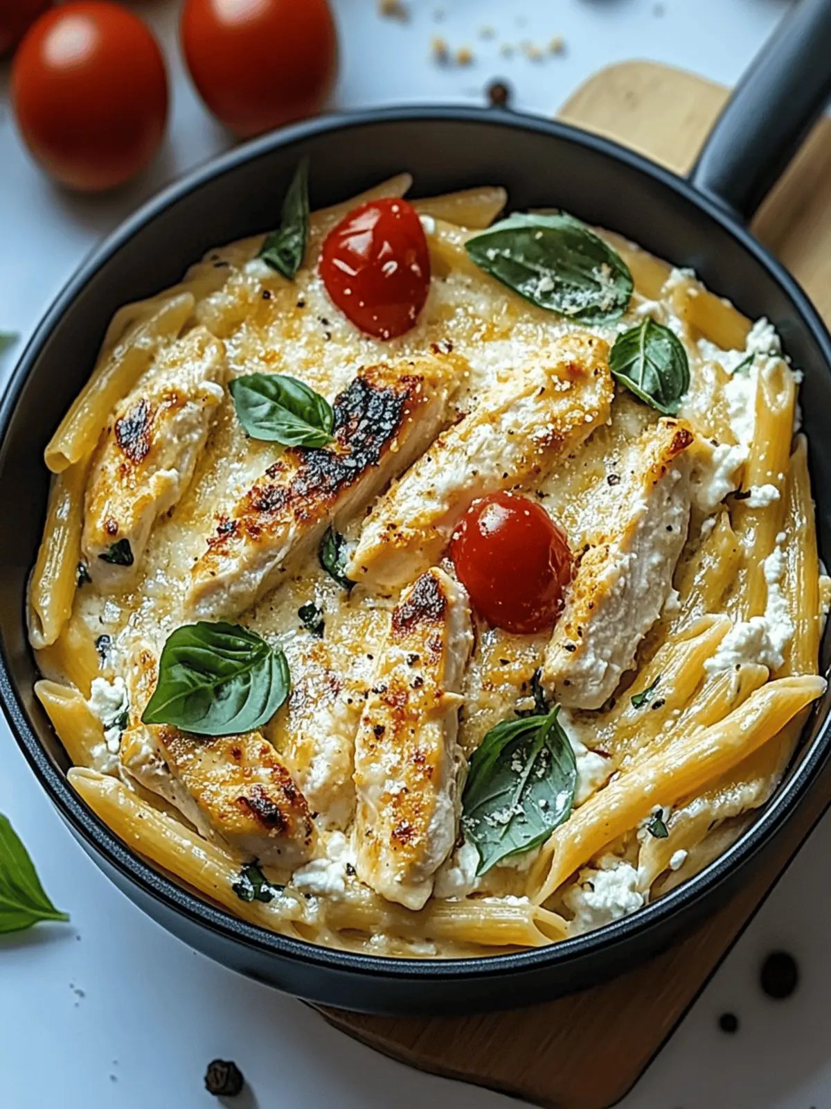 Delicious Creamy Ricotta Chicken Pasta for Cozy Nights 4 Creamy Ricotta Chicken Pasta