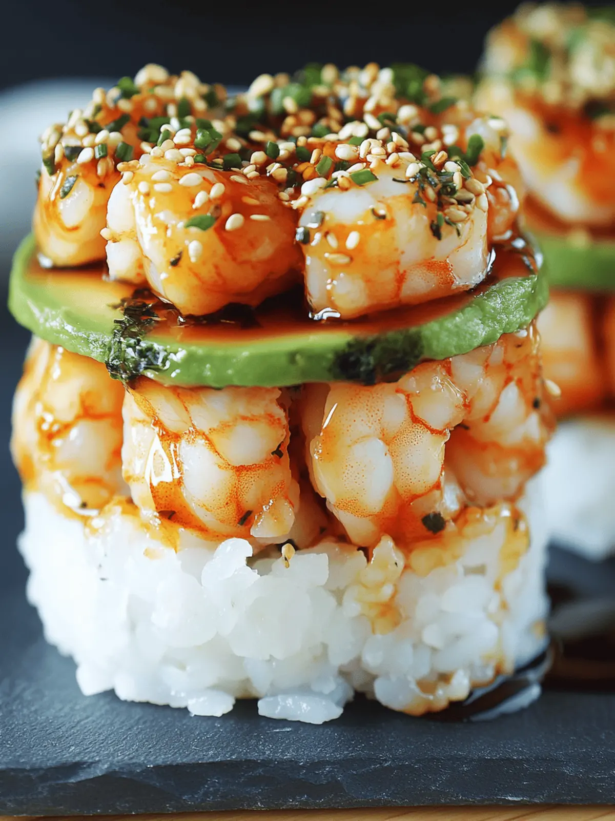 Spicy Shrimp Sushi Stacks: Your New Favorite Appetizer Adventure 4 Spicy Shrimp Sushi Stacks