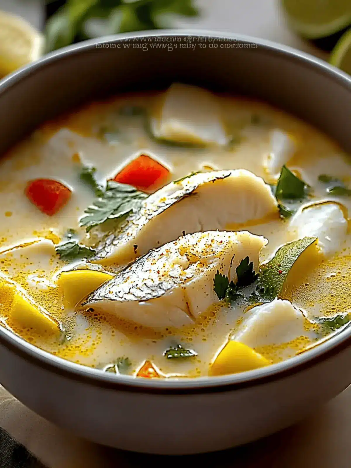 Bright Coconut Lime Fish Soup Recipe: A Tropical Escape at Home 4 Bright Coconut Lime Fish Soup Recipe